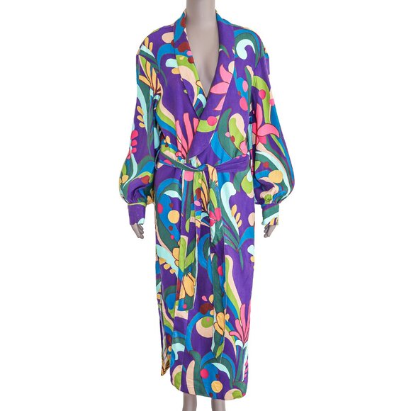Concepts Floral Linen Dress Lightweight Boho Spring Layer - Picture 1 of 5